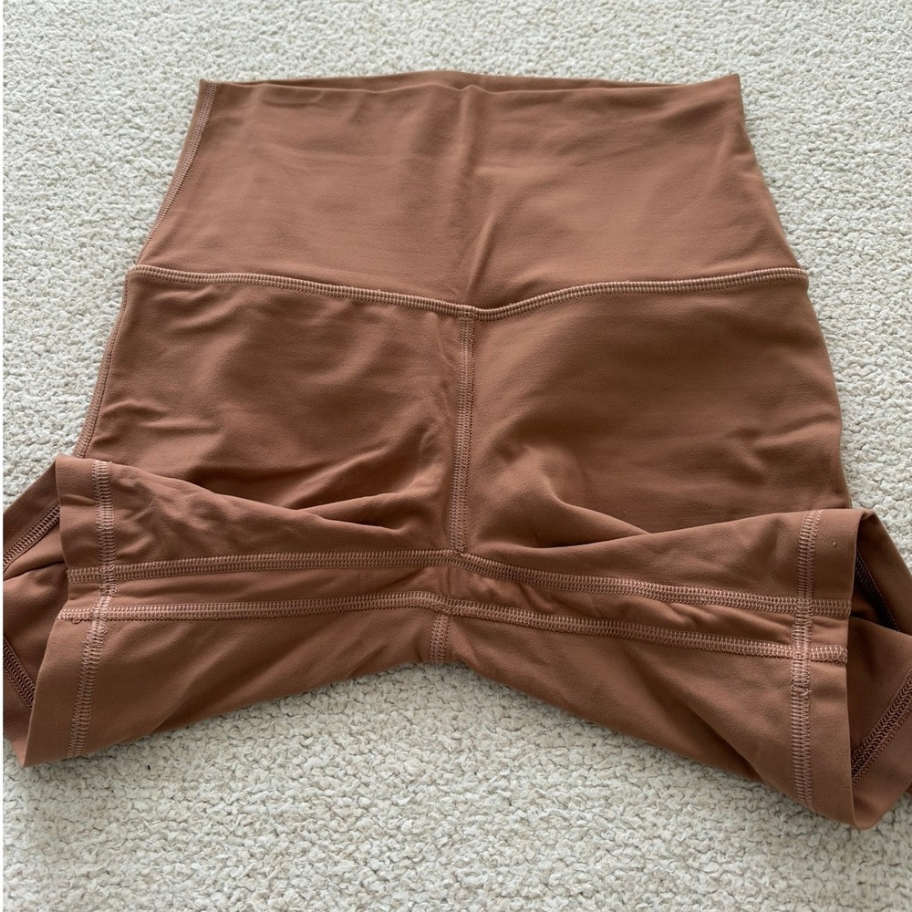 lululemon Align HR Short 6" size 4 in Dusty Clay - Picture 3 of 4